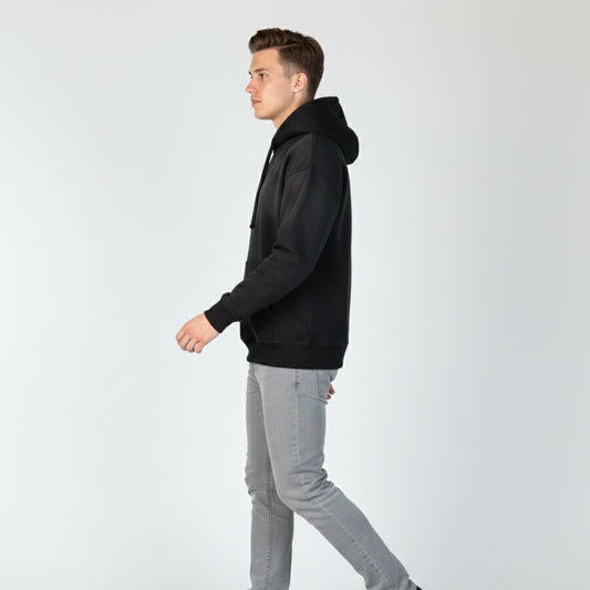 Essential Winter Men's Unisex Oversized Heavyweight
100% Cotton Breathable Plain Sweatshirt Hoodies