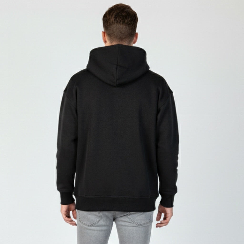 Essential Winter Men's Unisex Oversized Heavyweight
100% Cotton Breathable Plain Sweatshirt Hoodies